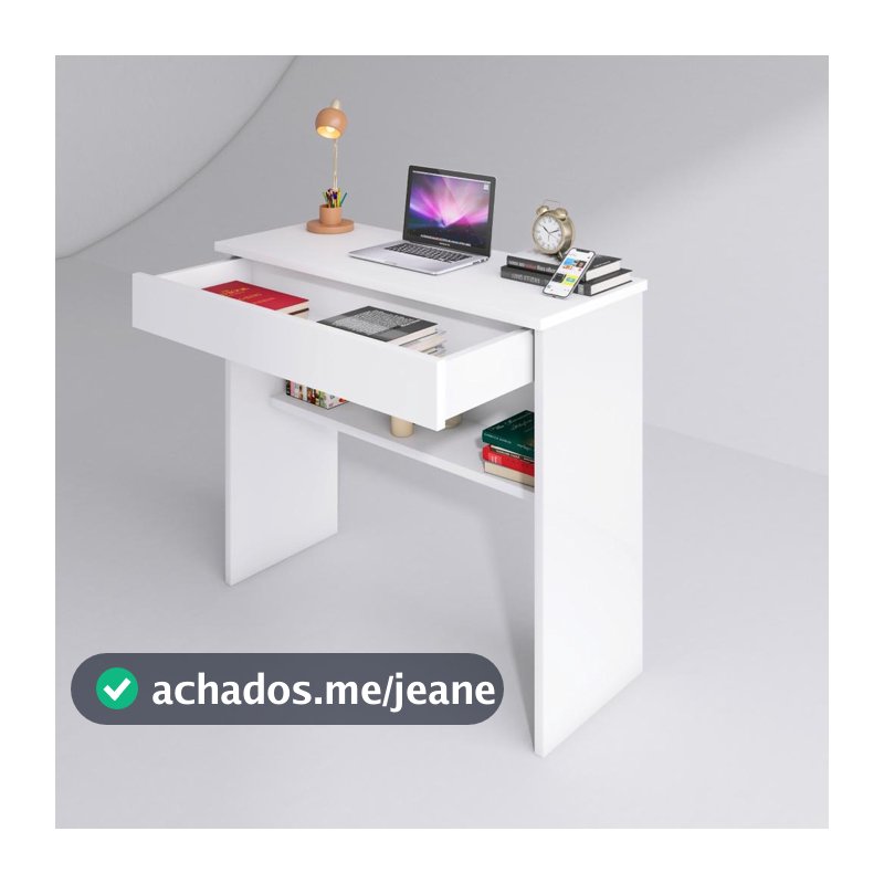 Mesinha  Multiuso Computador Quarto Sala Escritório 1 Gaveta