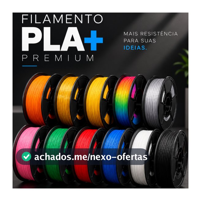 Filamento Premium 3d Pla+ Plus Mais 1.75mm 1kg