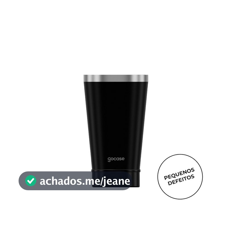 Outlet Copo Térmico Gocase Leves Defeitos Aço inoxidável 470ml