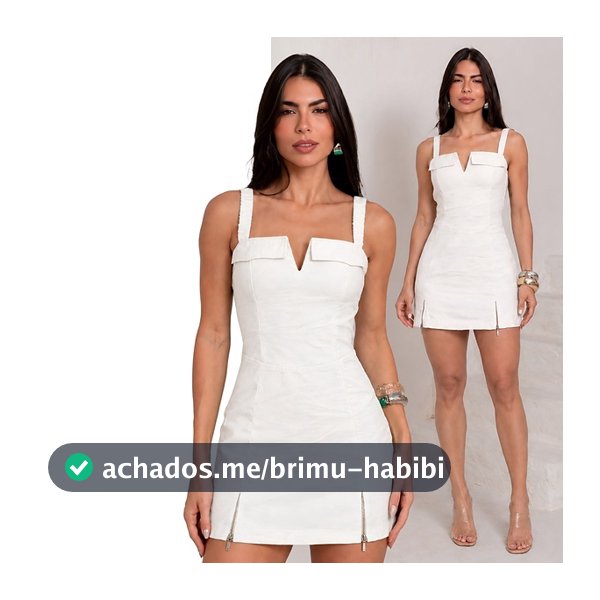 Vestido Macaquinho Feminino Alfaiataria com Bojo Decote em V