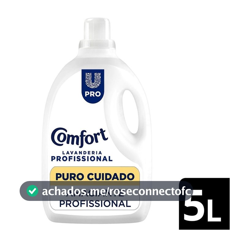 Amaciante Comfort Lavanderia Profissional Puro Cuidado 5L