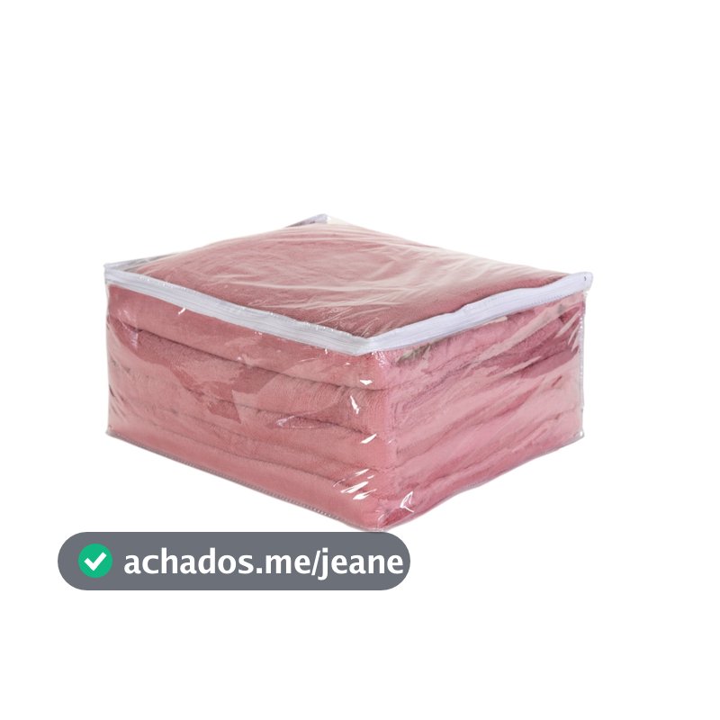 Kit 3 Saco Organizador Closet Edredon Cobertor C/ Ziper