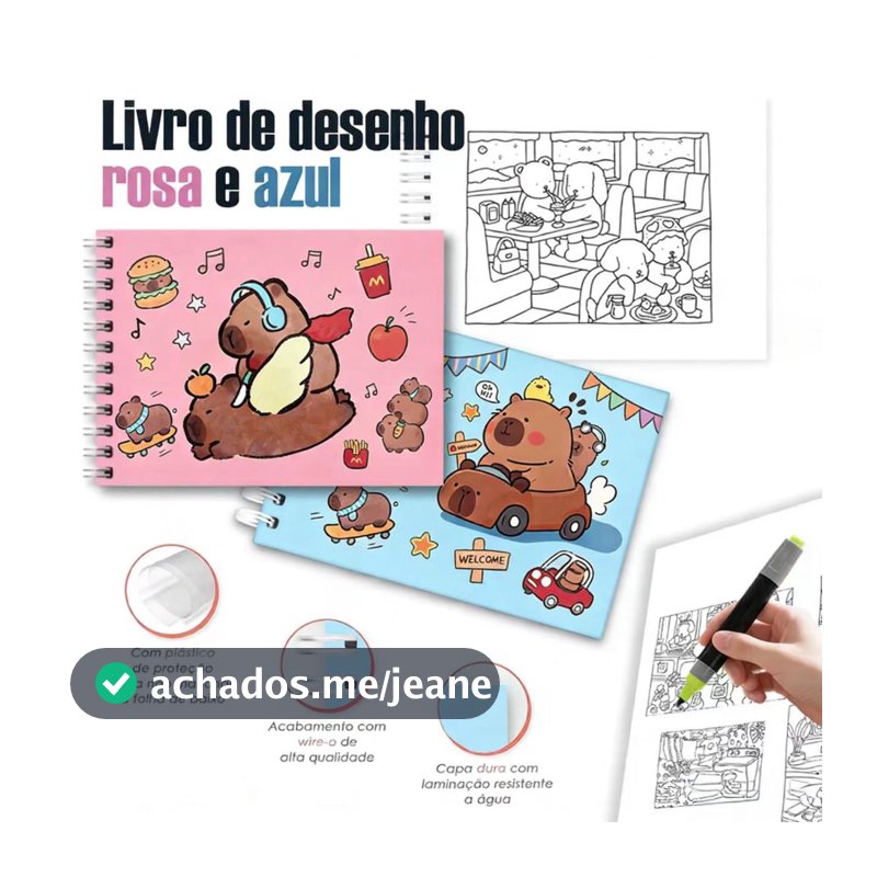 Caderno Artístico de Colorir 50 Páginas para Estímulo Criativo e Diversão