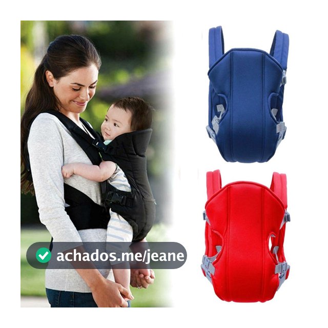 Canguru Para Bebê Carregador De Bebe Ergonômico Passeio Cofortável