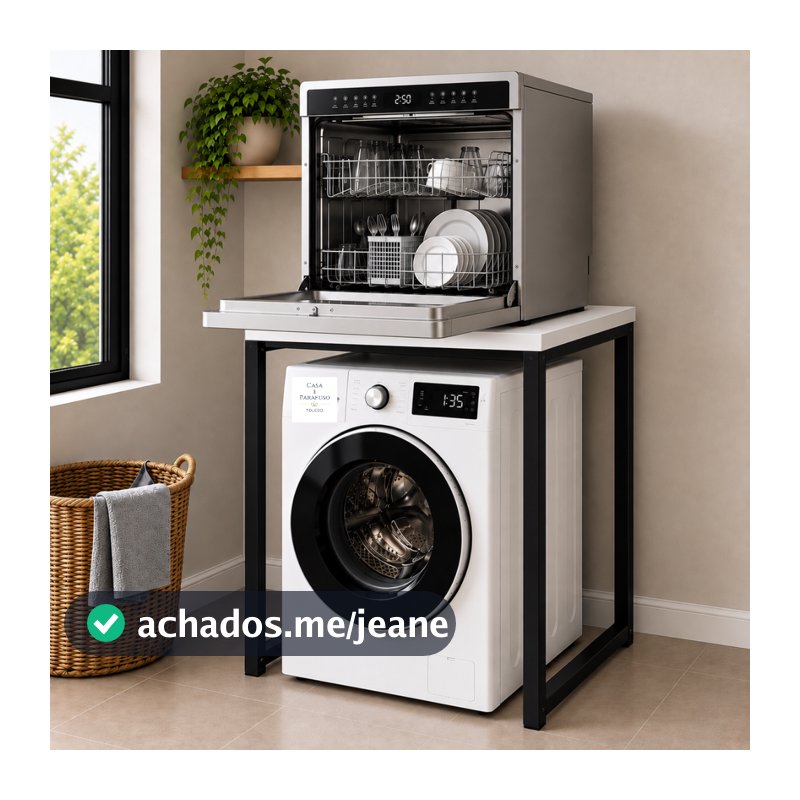 Suporte para Máquina de Lavar e Lava-Louças com Pés Reguláveis - 124