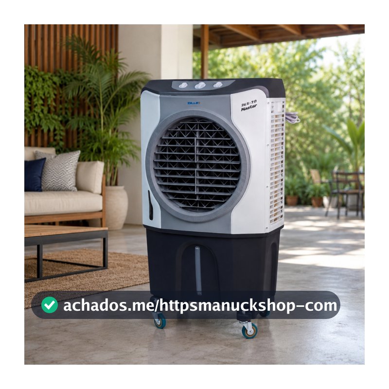 Climatizador De Ar Portátil 8/20/30/45/60/70 Litros 127/220v Zellox 3 Velocidades C/ Rodas Reservatório Gelo Econômico