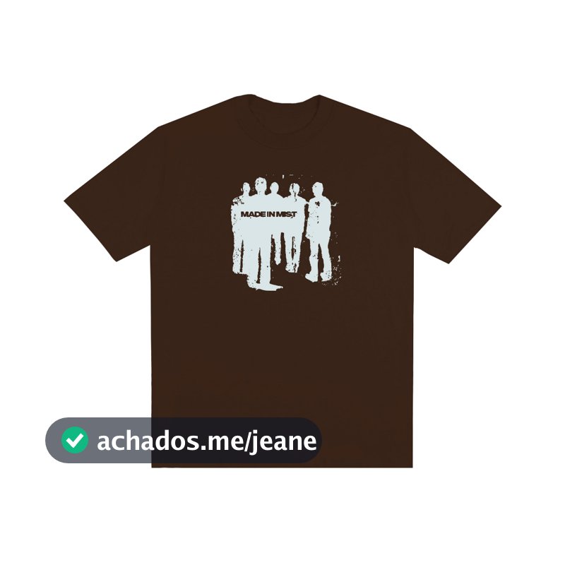 Camiseta Streetwear Made In Mist Estampada Camiseta Oversized Algodão