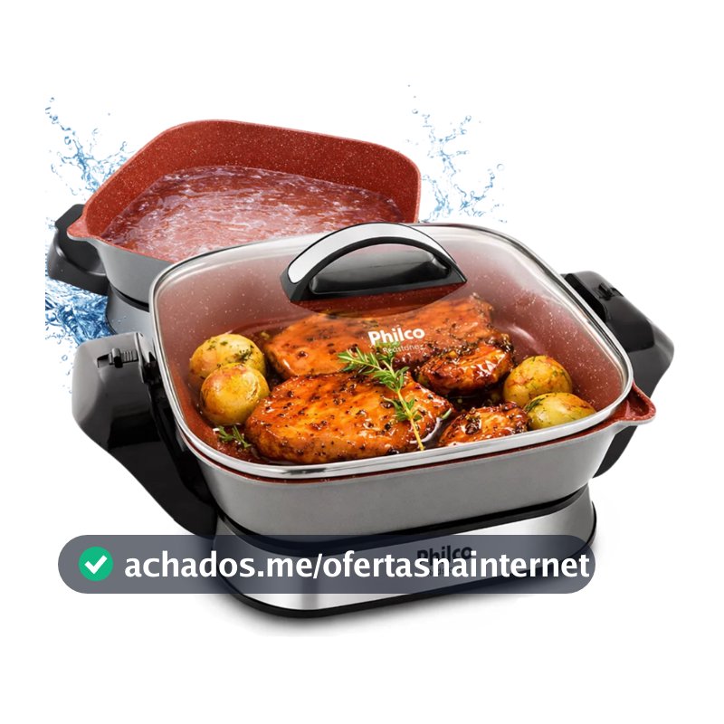 Panela Elétrica Philco Ceramica Redstone 16 Xicaras Nao Gruda