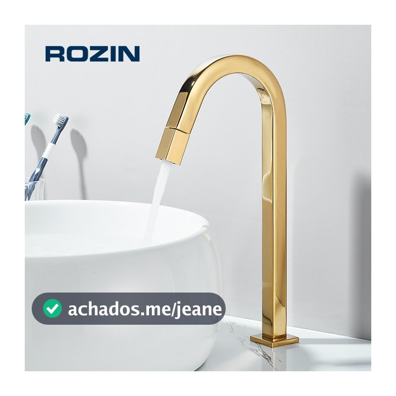 Torneira Lavatório Para Banheiro de água fria preta/cromado torneira de metal para bancada