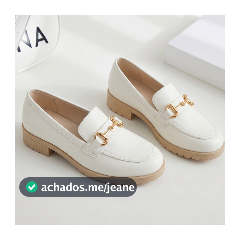 Mocassim Feminino Clássico Bico Quadrado Para Trabalho e Dia a Dia - Direto da Fábrica