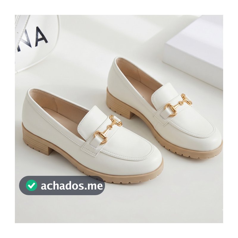 Mocassim Feminino Clássico Bico Quadrado Para Trabalho e Dia a Dia - Direto da Fábrica
