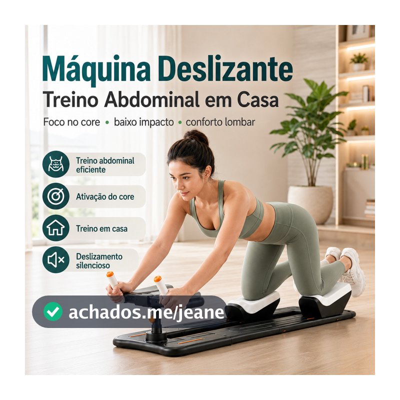 Aparelho Abdominal Fitness Regulável com LCD para Treino Abdômen Core Lombar Musculação Exercício Completo em Casa