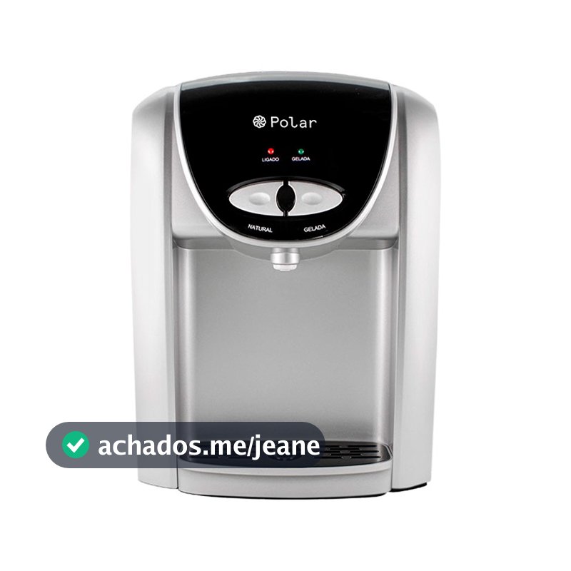 Purificador De Água Eletrônico Polar Prata - Natural e Gelada