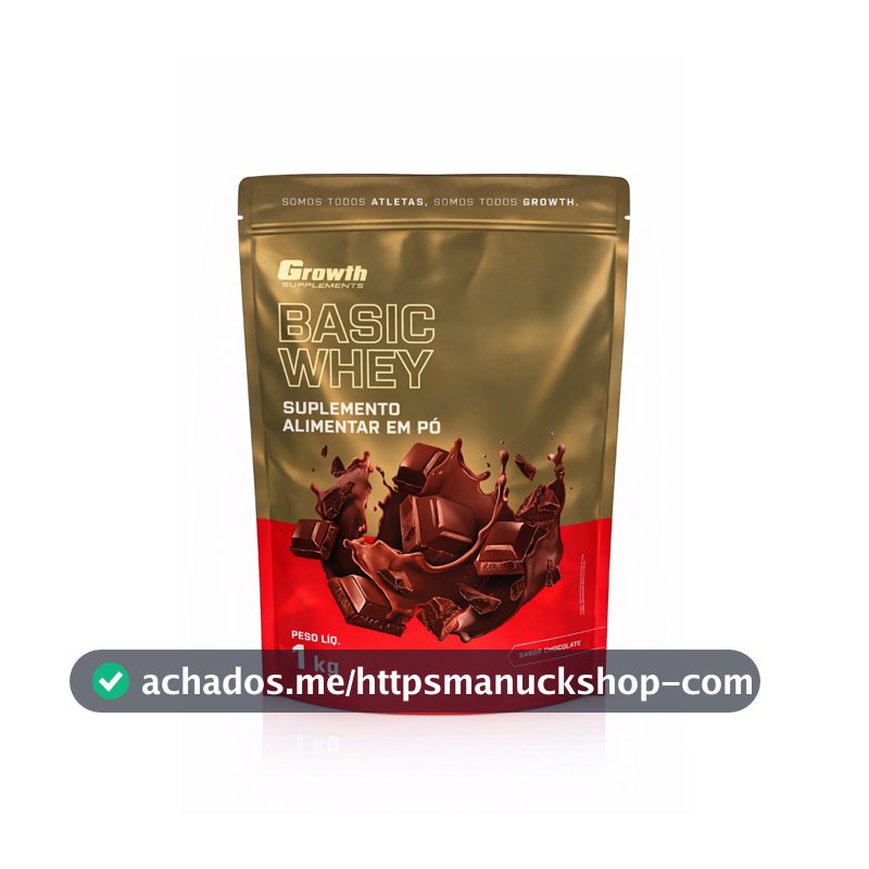 Whey Protein Concentrado 1kg Chocolate Suplemento Proteico Para Ganho de Massa e Recuperação Muscular
