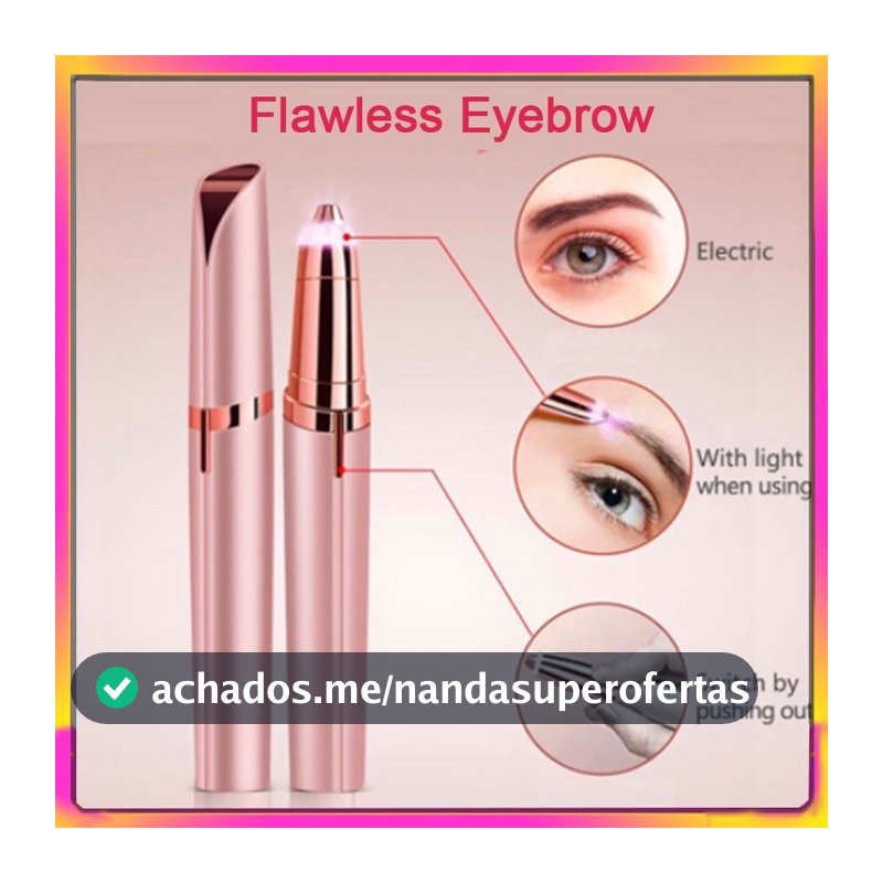 Portátil Feminino Barbeador De Sobrancelha Elétrico USB Recarregável Indolor Removedor De Pêlos Preciso Facial Lábio Tri