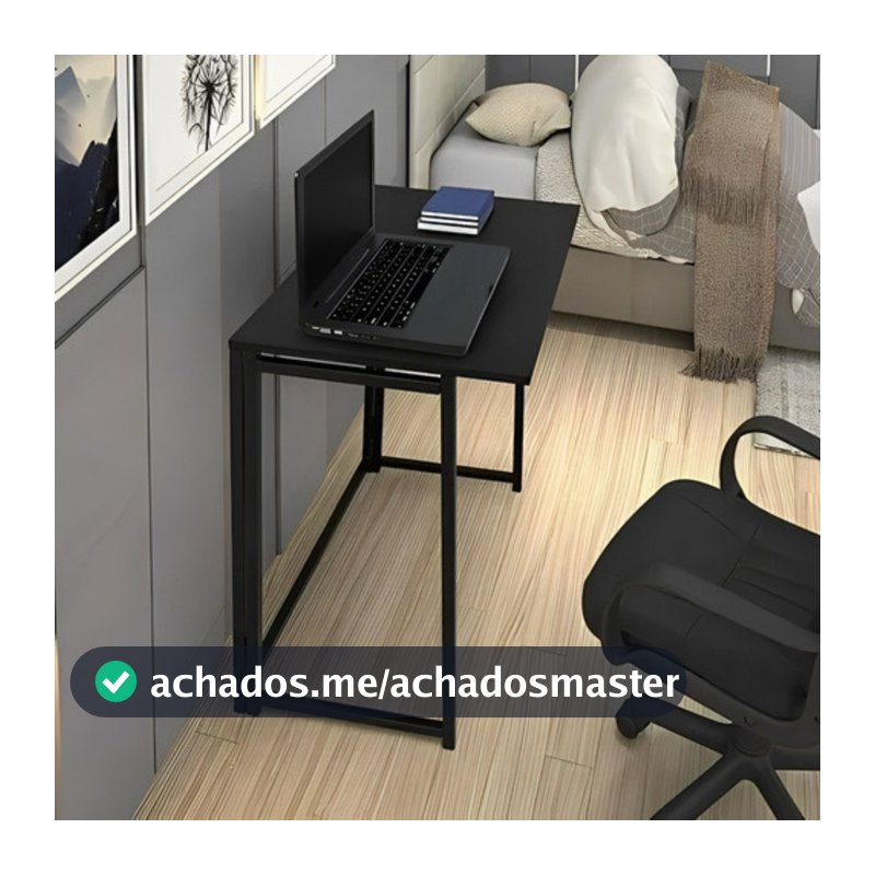 Escrivaninha Mesa Escritório Dobrável Slim Notebook Romero