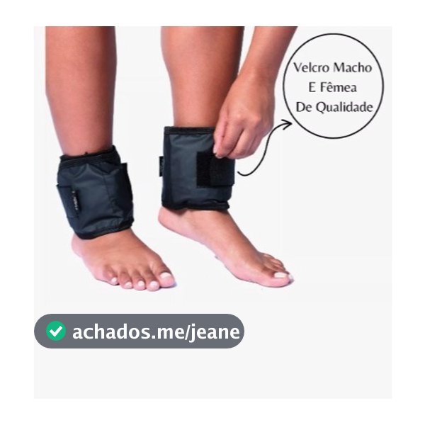 Par Caneleira / Tornozeleira Peso 500G,1KG, 2KG, 3KG, 4KG, 5KG - Preta Rosa - Exercício/Academia/Musculação/Fisioterapia
