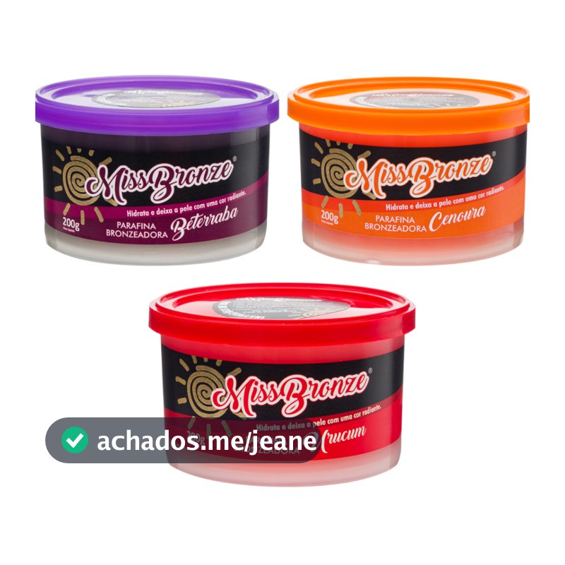 Bronze Perfeito na Primeira Aplicação 🌞 Parafina Miss Bronze – Dourado Natural e Pele Sedosa
