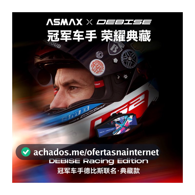 AAXF1ProMax Debis Coleção Co-Branded Capacete de Motocicleta Fone de Ouvido Bluetooth Especial para Equitação de Motocic