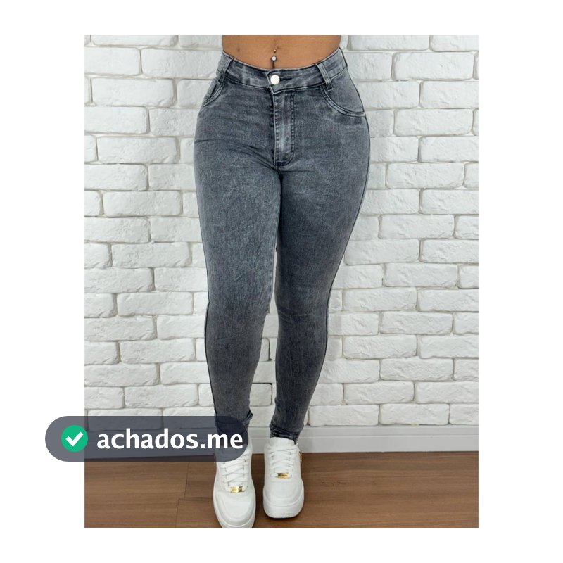 calça jeans feminina preta grafite de alta qualidade cintura alta empina bumbum