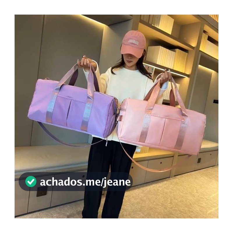 Bolsa feminina fitness Esportiva yoga Bolsa de viagem Impermeável unissex Academia