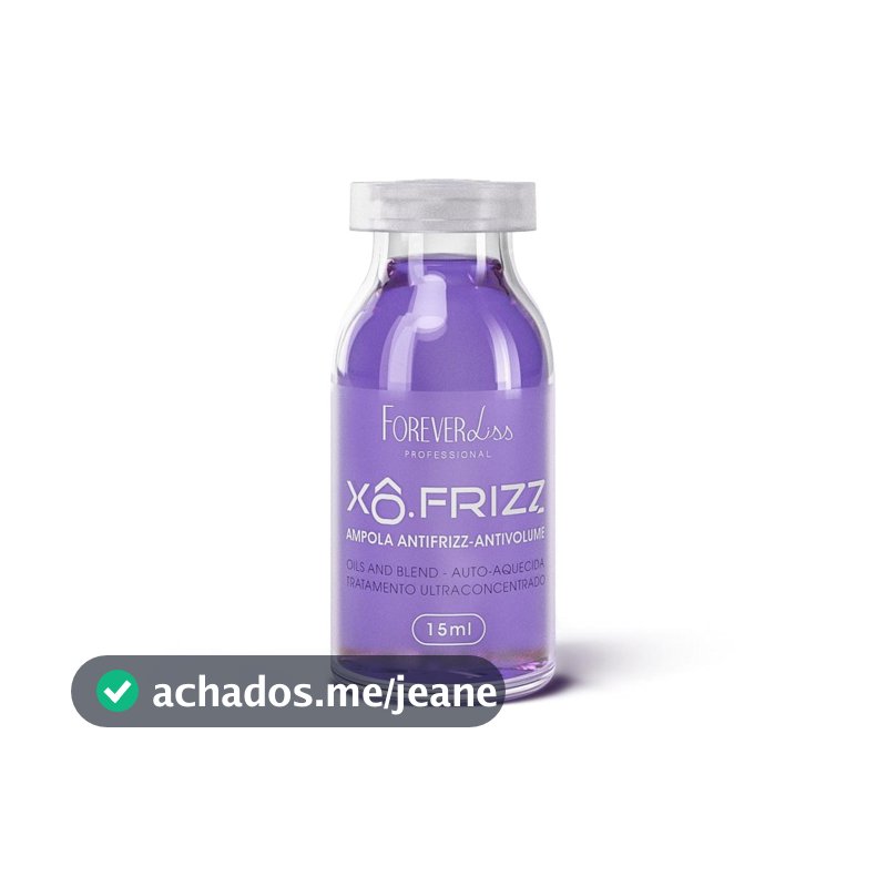 Ampola para Cabelo Xô Frizz Forever Liss 15ml