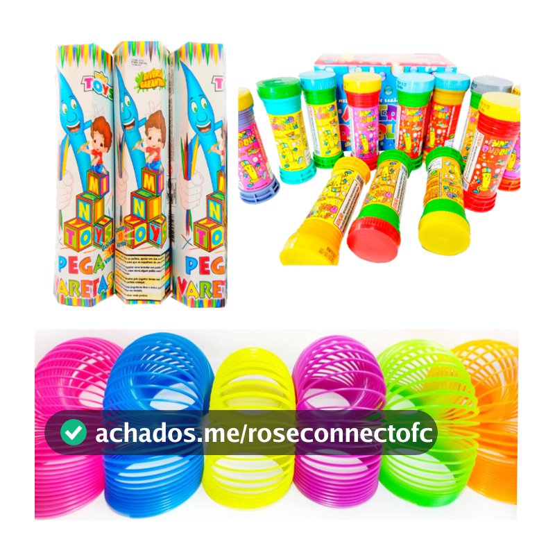 15 Mola Maluca + 15 Pega Vareta + 15 Bolha De Sabão Kit Festa Lembrancinha P/ Aniversario Prenda