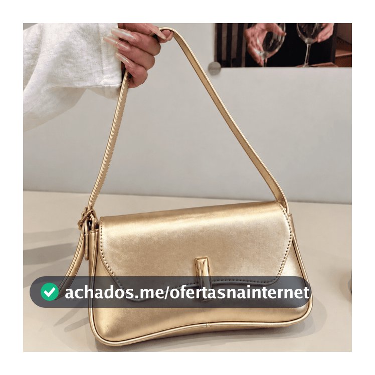 Bolsa Transversal Feminina Meia Lua Marrom