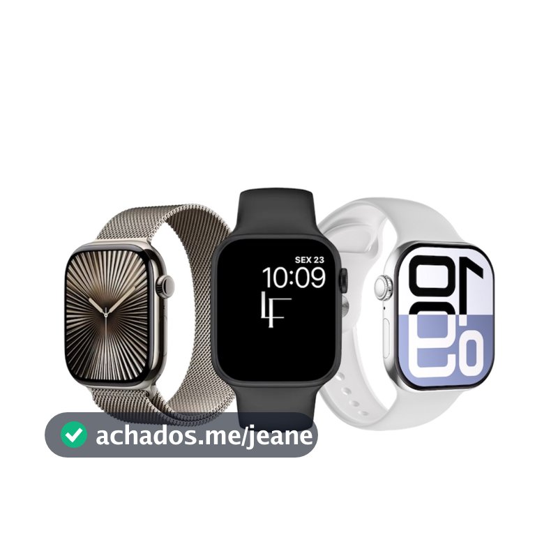 Smartwatch GS10 Mini 41mm Lançamento 2026 Monitor Saúde Recebe WhatsApp Mais Brindes Exclusivos