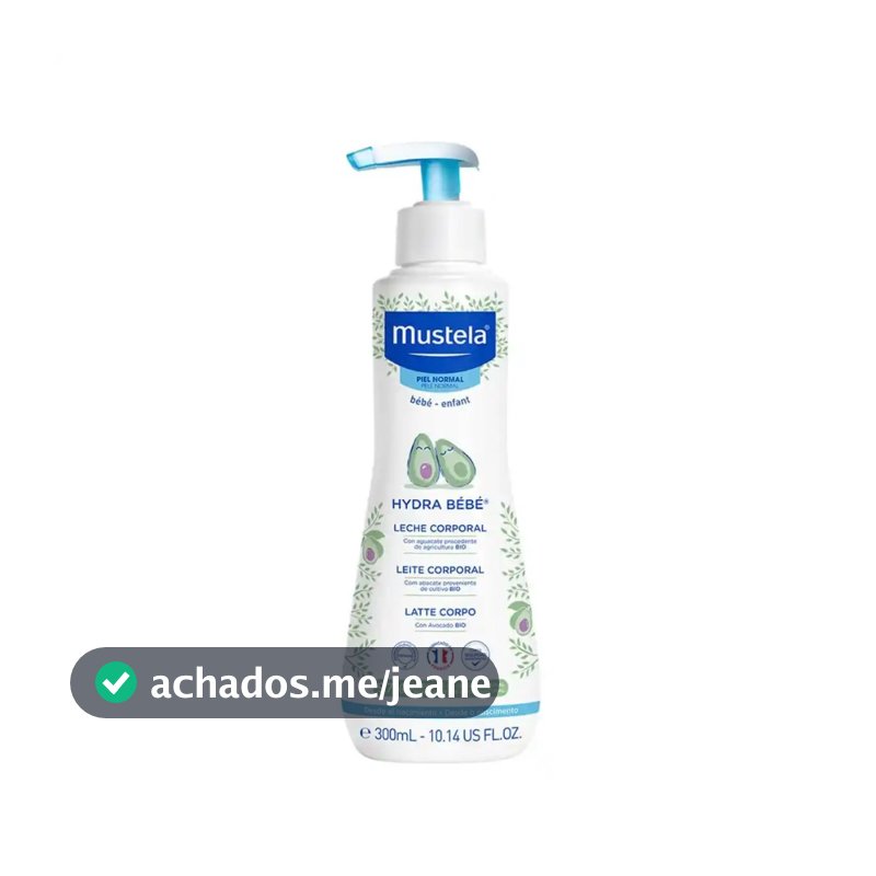 Loção Hidratante Mustela Hydra Bebê Abacate 300ml - Mustela