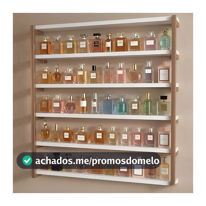 Prateleira Expositora De Parede Para Perfumes E Esmaltes