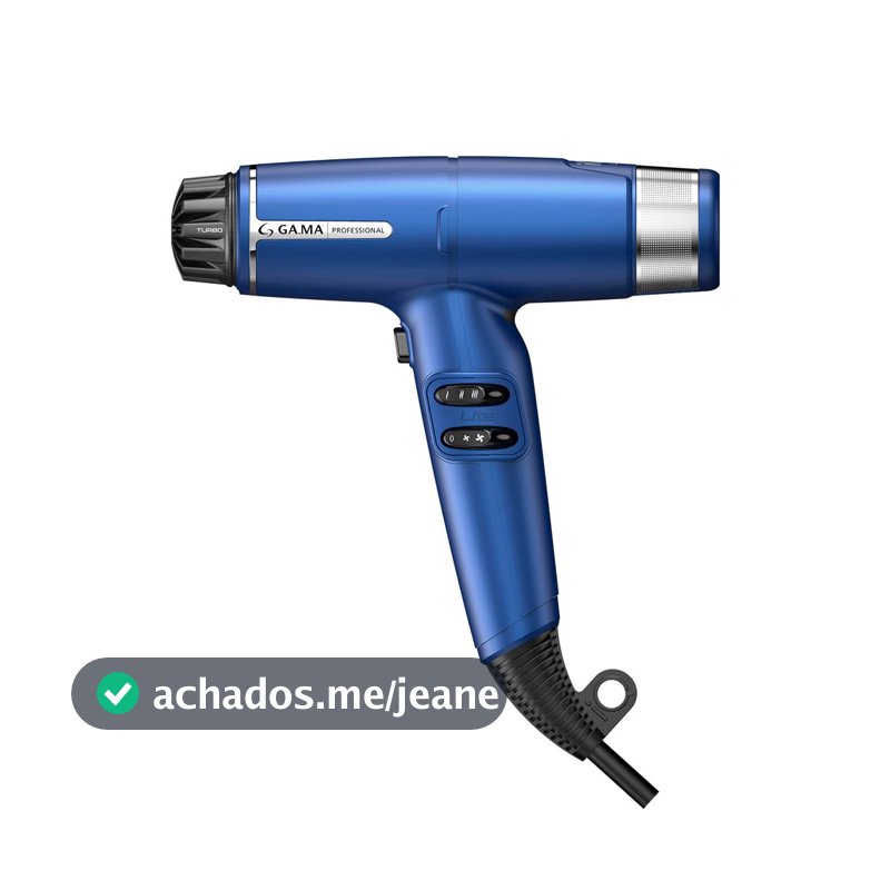 GA.MA ITALY Secador de Cabelo Profissional iQ Lite Blue