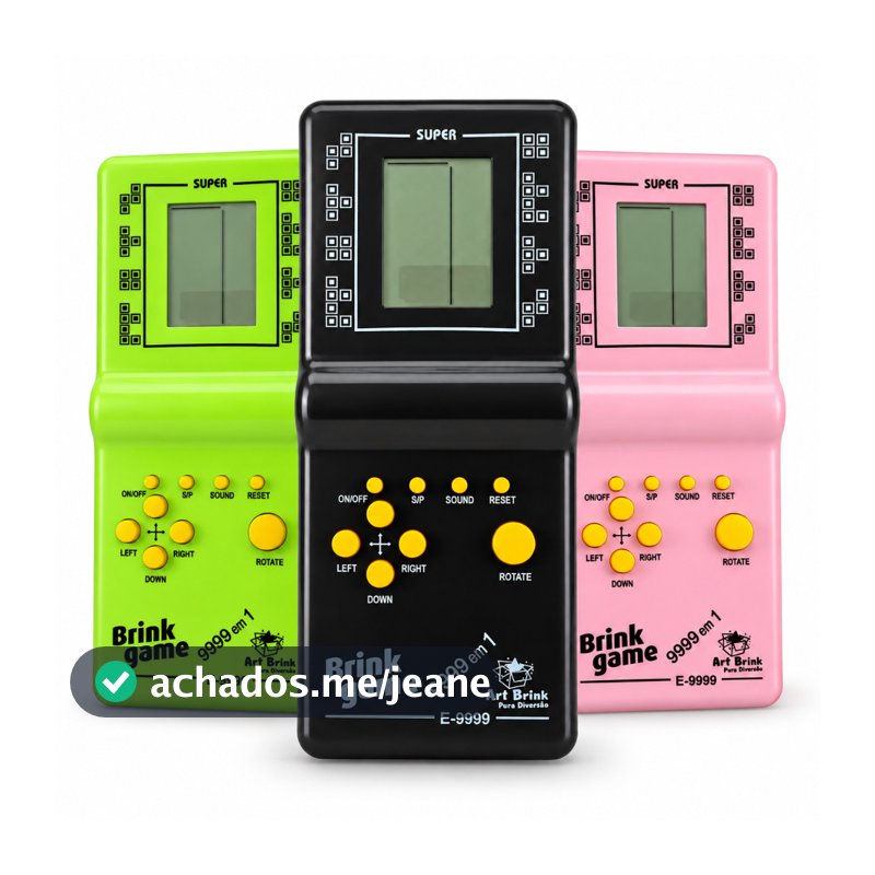 Console Mini Game Portátil Retro Brink Game 9999 Jogos Em 1 Retro