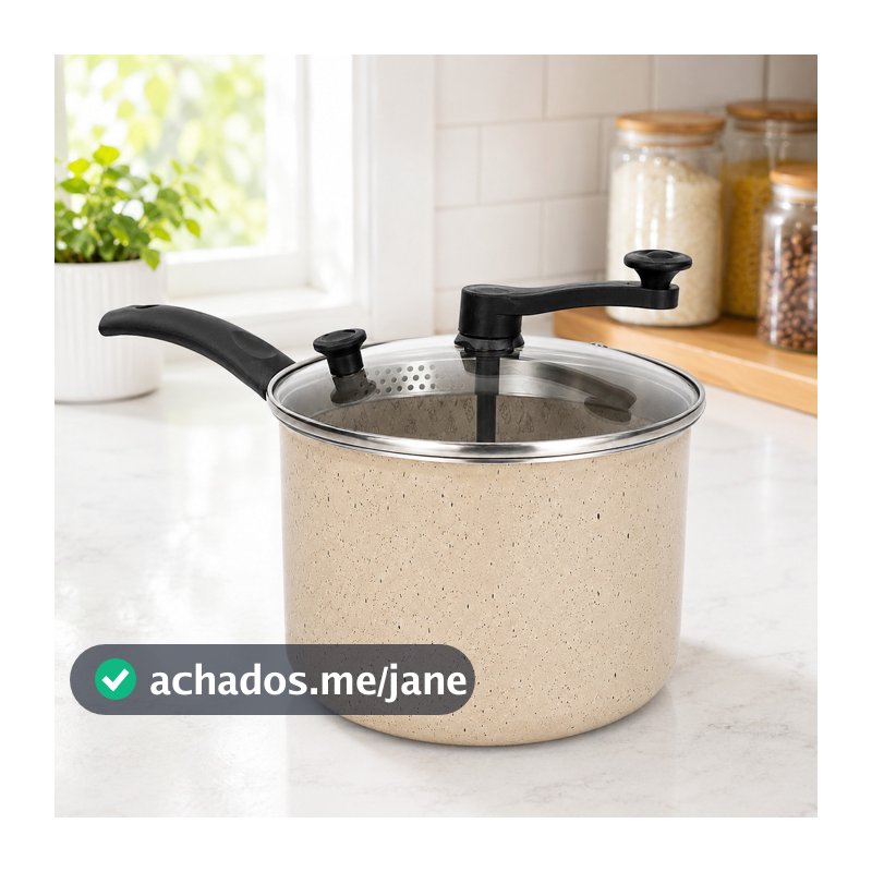 Pipoqueira Panela de Pipoca Antiaderente Teflon