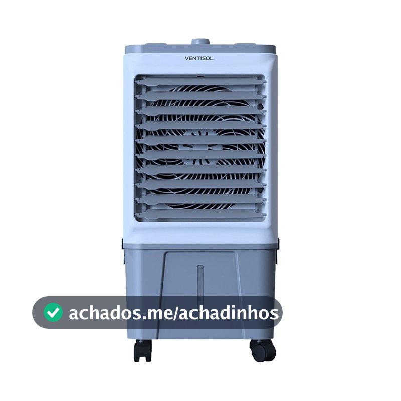 Climatizador de Ar Ventisol CLIN16-01, 16 Litros, 130W, Branco/Cinza