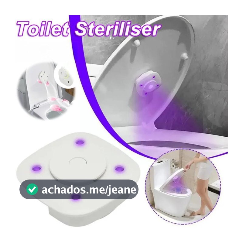 Esterilizador UV Elétrico Inteligente para Banheiro – Lâmpada à Prova d'Água + Aromaterapia