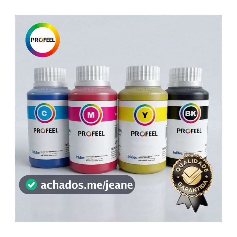 Tinta Compatível Canon Mega Tank Série G Original Inktec Profeel Kit 4x250ml Qualidade Profissional e Máxima Economia!