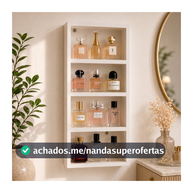 Expositor De Perfumes Prateleira Para Perfumes E Esmaltes e Maquiagem Expositor de Parede Nicho