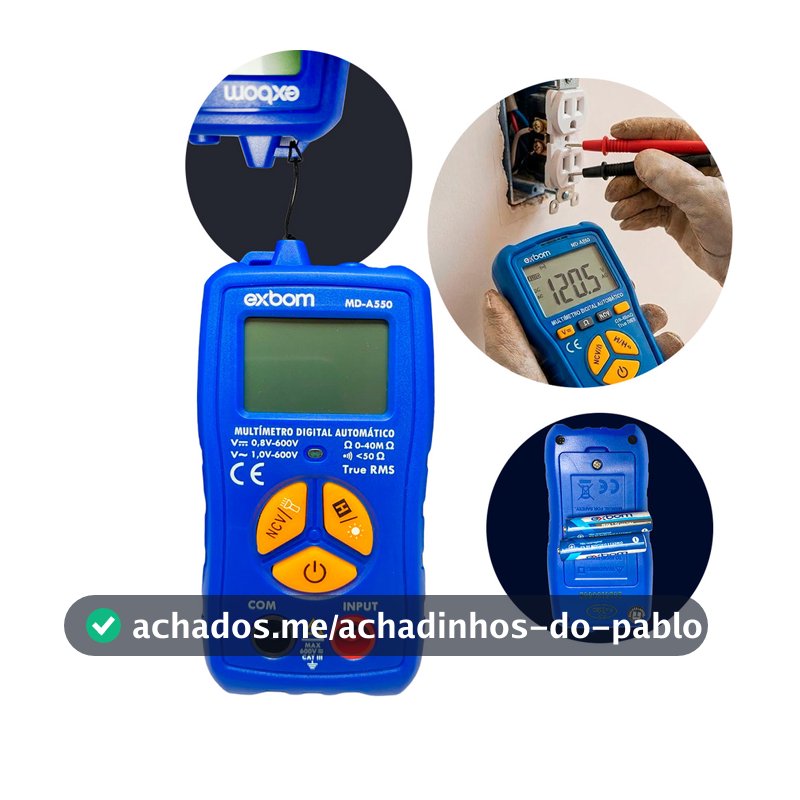 Multímetro Digital Automático NCV