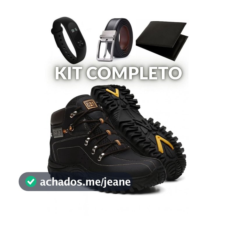 Bota Masculina Caterpillar Reforçada
