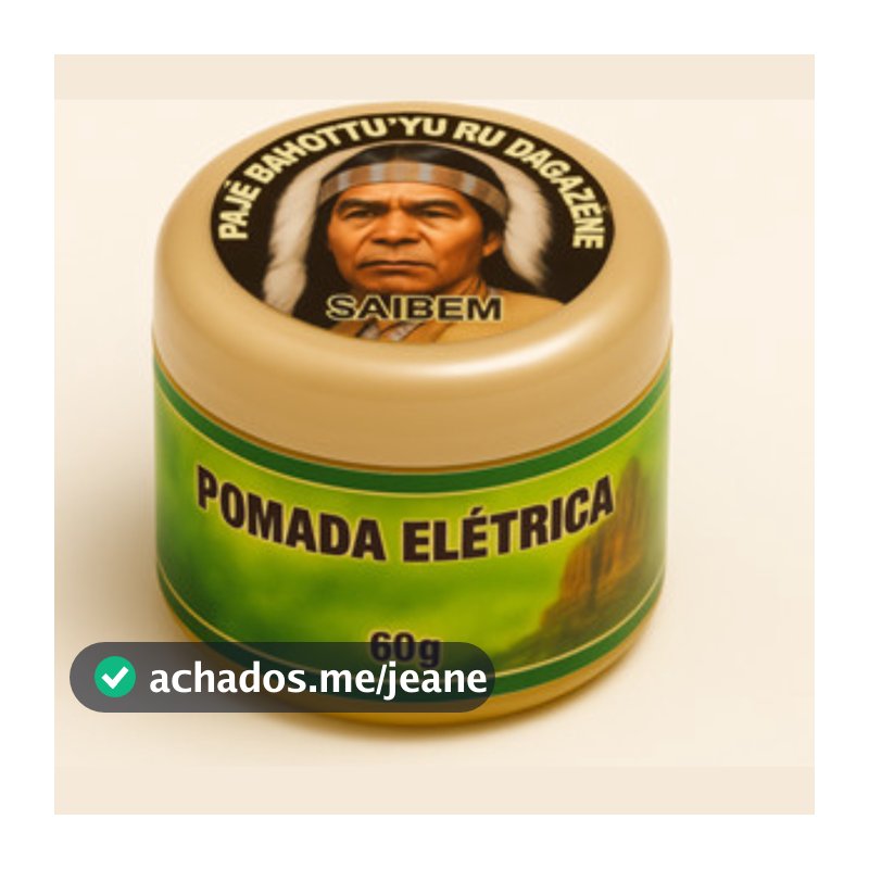 Pomada Elétrica do Pagé 60g – Alívio Rápido para Dores Musculares, Coluna e Articulações