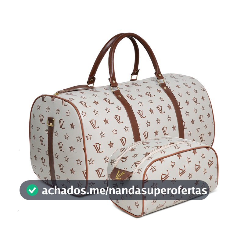Kit Conjunto Mala de Viagem e Necessaire Premium Unissex Bordo Estilo e Funcionalidade