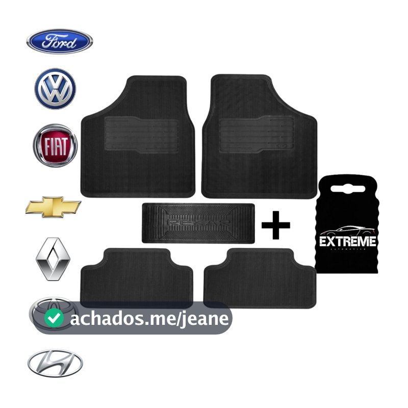 Tapete Automotivo De Carro Otimizado Com Marca + Lixeira Automotiva