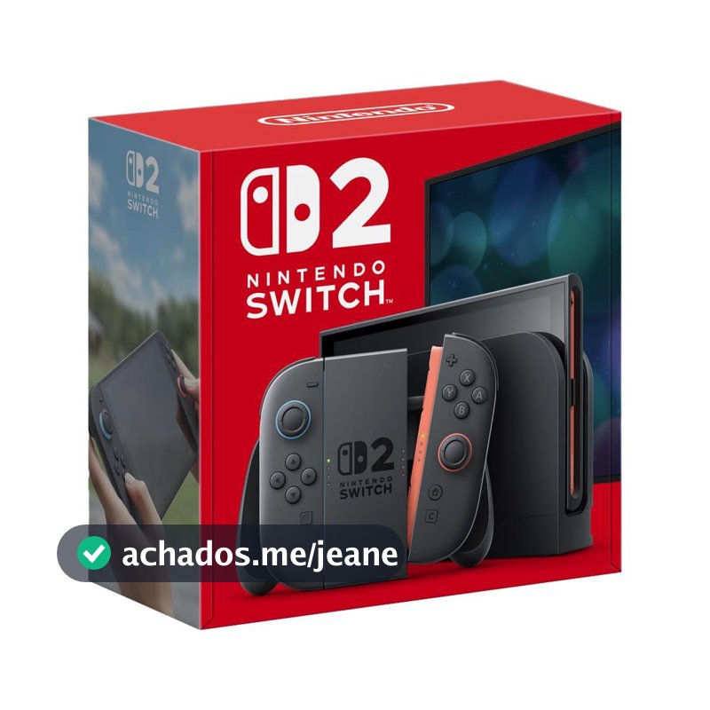 Console Nintendo Switch 2 Novo, Nacional com NF