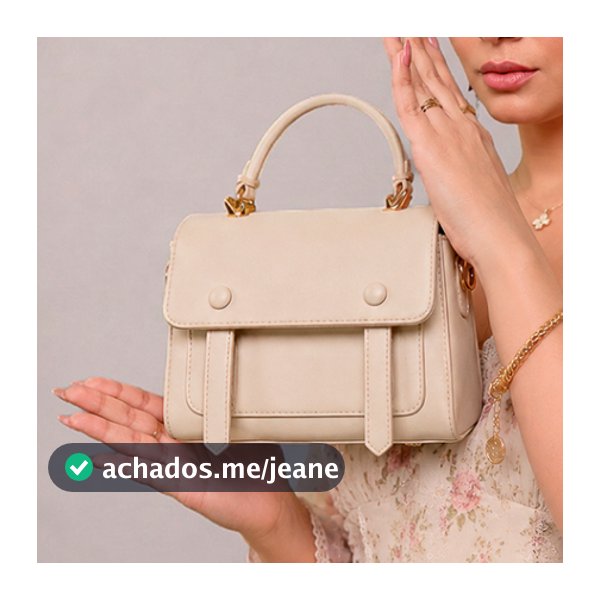 Bolsa Satchel Retro Snap Top Handle Feminina Estruturada Botão Pressão Alça Mão Transversal PU