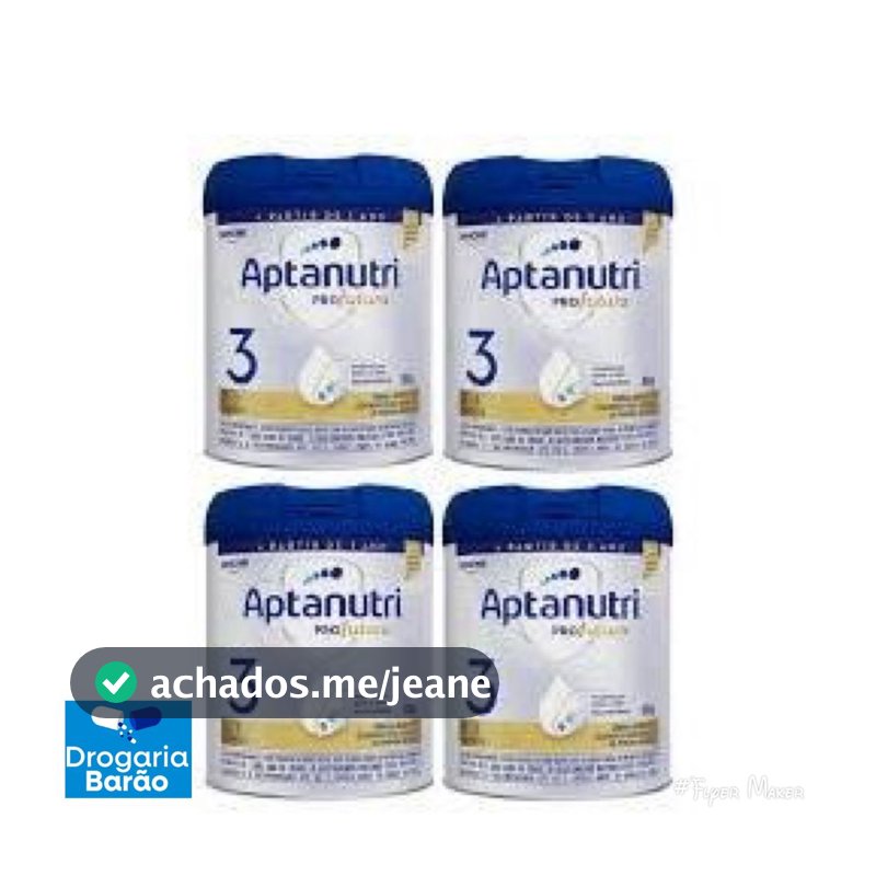 kit c/ 4 latas aptanutri pro futura 3 800g cada lata