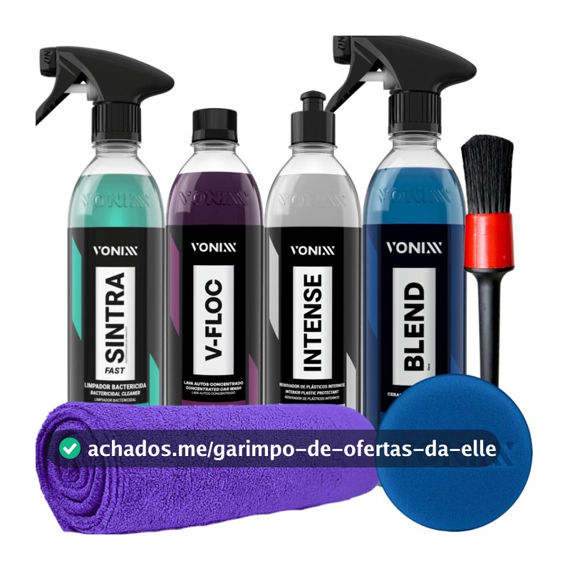 Kit Vonixx Shampoo V-floc Cera Blend Sintra Fast Intense