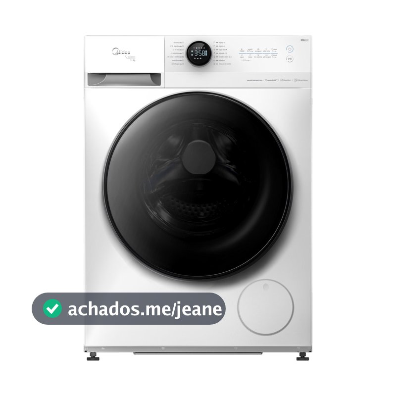 Máquina de Lavar Midea Healthguard 11kg Smart Wi Fi e Comando de Voz Branca