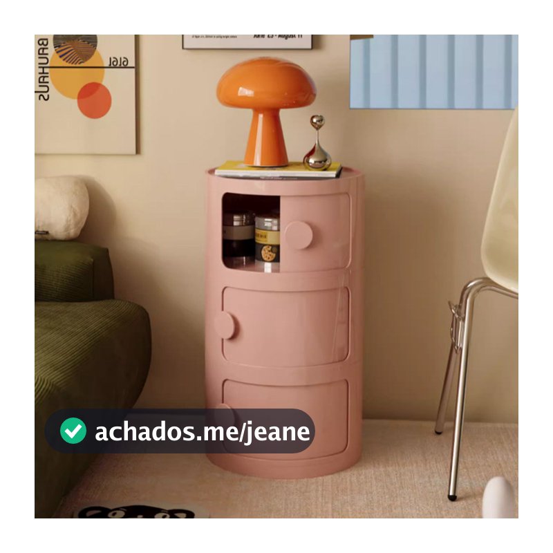 Mesa de cabeceira estilo creme doméstico pequeno armário de armazenamento plástico bonito criativo armário de armazename
