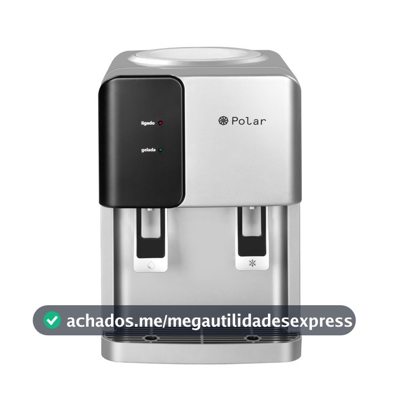Bebedouro Eletrônico Polar Prata - Agua Natural e Gelada